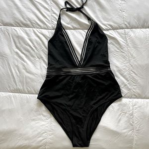 H&M Black One Piece Swimsuit | Black